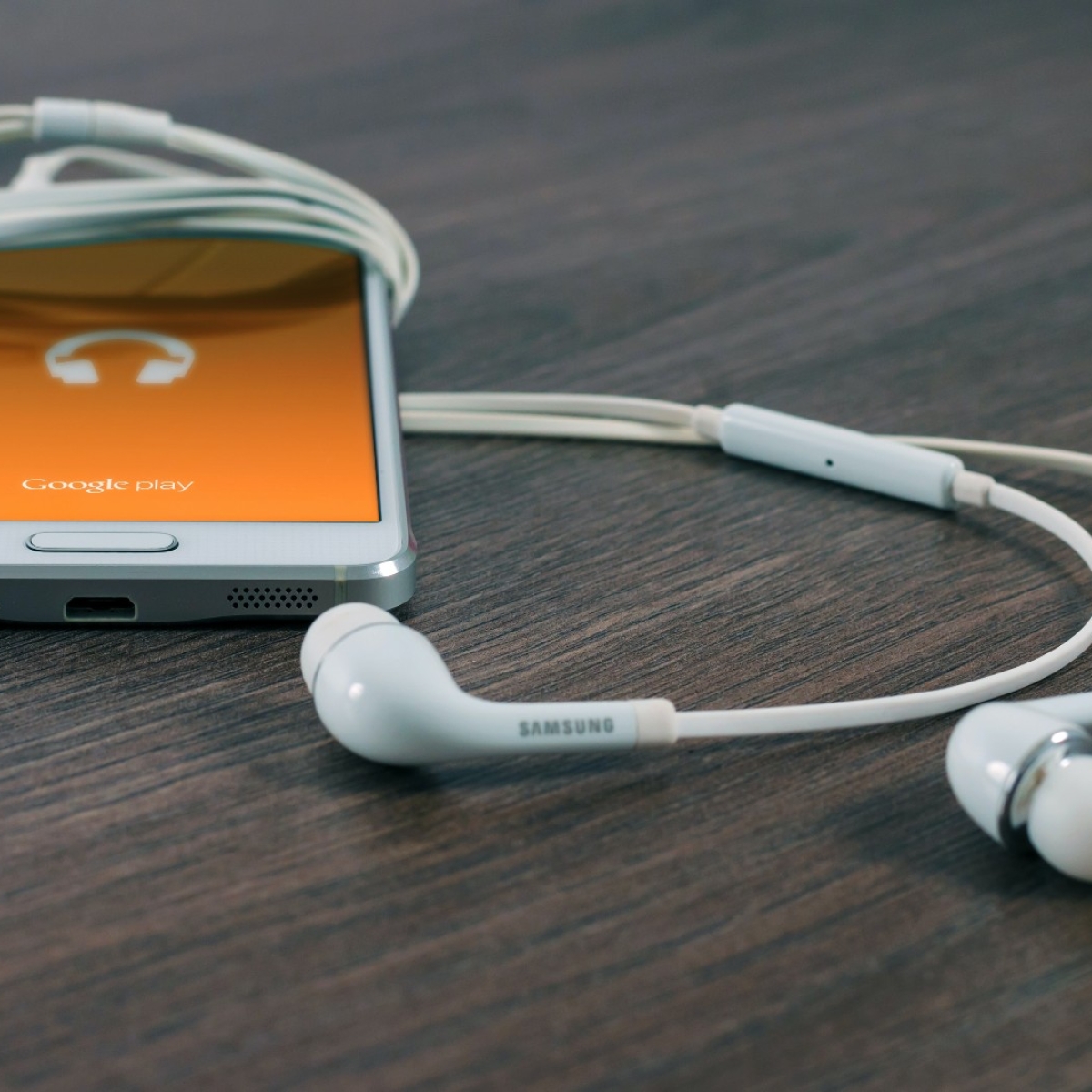 White new headphones